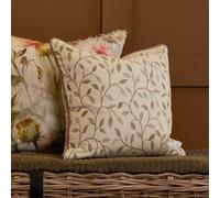 Voyage Maison Voyage Cervino Woven Jaquard Feather Filled Cushion, Lichen, 43 X 43Cm