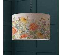 Voyage Maison Voyage Delamere Eva Printed Lamp Shade, Linen, (D) 30Cm