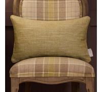 Voyage Maison Voyage Jedburgh Textured Woven Rectangular Feather Filled Cushion, Meadow, 30 X 50Cm