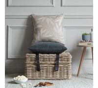 Voyage Maison Voyage Silverwood Printed Feather Filled Cushion, Snow, 50 X 50Cm