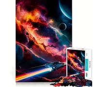 Voyage Through The Cosmic Jigsaw Puzzle 1000 Piece Creative Skill Toy Clean Cut Sturdy Components Travel-friendly Brain Game Gift (50x75cm)