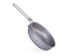 Voyage Ultra-Light Titanium Frying Pan with Folding Handle Outdoor