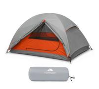 Voyager 2 Man Tent, Grey & Orange, 225x135x110cm