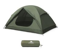 Voyager 2 Man Tent Waterproof, Windproof, Quick Setup, Spacious 2 Person Camping Tent Durable Lightweight Outdoor Shelter (Green)