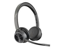 Poly Voyager 4320-M Headset USB-A to USB-C Cable BT700 Dongle, Black