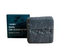 Voyager - CBD Clarify Shampoo Bar - Charcoal, Orange and Ginger with 100MG Premium CBD - Nourishing, Cleansing & Conditioning, Soothes & Strengthens Hair - 100g