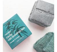 Voyager - CBD Clarify Shampoo Bar with Bamboo Box - Charcoal, Orange and Ginger with 100MG Premium CBD - Nourishing, Cleansing & Conditioning, Soothes & Strengthens Hair - 100g