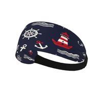 Voyager Elastic Printed Sweat Wicking Headband For Men Women
