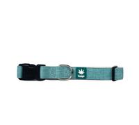 Voyager - Hemp Dog Collar, Blue - Made with Premium, Strong Hemp Material - Comfortable & Secure Fit, Stylish & Durable - Ensuring Pet’s Safety & Well-being - Medium, 35-50cm