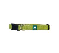 Voyager - Hemp Dog Collar, Green - Made with Premium, Strong Hemp Material - Comfortable & Secure Fit, Stylish & Durable - Ensuring Pet’s Safety & Well-being - Large, 40-60cm
