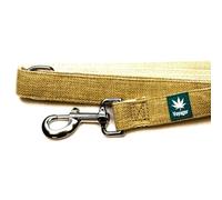Voyager - Hemp Dog Lead, Natural - Made with Premium, Strong Hemp Material - Comfortable and Secure Fit - Perfect Choice for Reliable and Convenient Dog Outings - 122cm Length