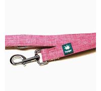 Voyager - Hemp Dog Lead, Pink - Made with Premium, Strong Hemp Material - Comfortable and Secure Fit - Perfect Choice for Reliable and Convenient Dog Outings - 122cm Length