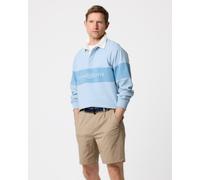 Henri-Lloyd Mens Voyager Rugby Shirt - Colour: 640 Fog Blue - Size: Medium