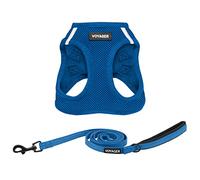 Voyager Step-in Air Cat Harness - All Weather Mesh Step in Vest Harness for Small and Medium Cats by Best Pet Supplies - Set (Royal Blue), XXXS