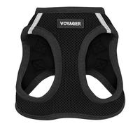 Voyager Step-in Air Cat Harness - All Weather Mesh Step in Vest Harness for Small and Medium Cats by Best Pet Supplies - Harness (Black), XXXS (Chest: 9.5-10.5")