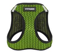 Voyager Step-in Air Dog Harness - All Weather Mesh Step in Vest Harness for Small and Medium Dogs by Best Pet Supplies - Lime Green (2-Tone), XS
