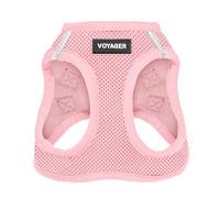 Voyager Step-In Air Dog Harness by Best Pet Supplies - All Weather Mesh Step in Vest Harness for Small and Medium Dogs, Pink, size L - Chest: 18 - 20.5"