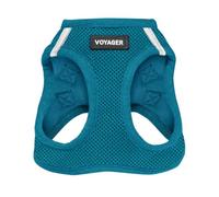 Voyager Step-in Air Dog Harness - All Weather Mesh Step in Vest Harness for Small and Medium Dogs and Cats by Best Pet Supplies - Harness (Turquoise), XS (Chest: 13-14.5")