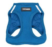 Voyager Step-in Air Dog Harness - All Weather Mesh, Step in Vest Harness for Small and Medium Dogs by Best Pet Supplies - Royal Blue (Matching Trim), L (Chest: 18-21") (207-RBW-L)