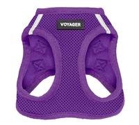 Best Pet Supplies Voyager Step-in Air Dog Harness - All Weather Mesh Step in Vest Harness for Small and Medium Dogs by - Harness (Purple), X-Large