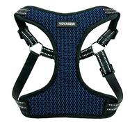 Voyager Step-In Flex Dog Harness - All Weather Mesh, Step In Adjustable Harness for Small and Medium Dogs by Best Pet Supplies - Royal Blue Base, X-Small