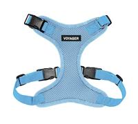 Voyager Step-in Lock Pet Harness - All Weather Mesh, Adjustable Step in Harness for Cats and Dogs by Best Pet Supplies - Baby Blue, M