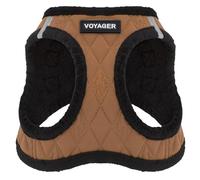 Voyager Step-In Plush Dog Harness - Soft Plush, Step In Vest Harness for Small and Medium Dogs by Best Pet Supplies - Harness (Beige Plush), M (Chest: 16-18")