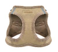 Voyager Step-in Plush Dog Harness - Soft Plush, Step in Vest Harness for Small and Medium Dogs by Best Pet Supplies - Latte Suede, S (Chest: 14.5-16")