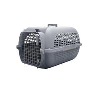 Dogit Voyageur Cat/Dog Carrier | Optimal Ventilation | Grey/Grey Transport Cage