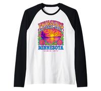 Voyageurs National Park 70s Style Raglan Baseball Tee