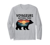 Voyageurs National Park Camping Canoe Adventure Men Women Long Sleeve T-Shirt