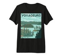 Voyageurs National Park Retro Rainy Lake Premium T-Shirt