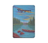 Voyageurs National Park Tin Sign Vintage Metal Pub Club Cafe Bar Home Wall Art Decoration Poster Retro 8x12inch(20x30cm)
