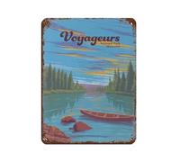 Voyageurs National Park Tin Sign Vintage Metal Pub Club Cafe Bar Home Wall Art Decoration Poster Retro 12x16inch(30x40cm)