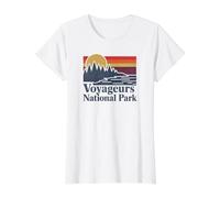 Voyageurs National Park Value Graphic T-Shirt, Women, White, S