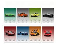 VOYANTE 8 Pcs Car Posters, Black and White Modern Racing Wall Art Prints, Cool Supercar Posters for Bedroom Boys Men, Home Decor, Living Room, Office, Dorm Man Cave (12x8 inch, Unframed)