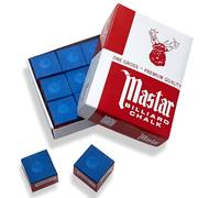 VOYANTE Blue Chalk Pool Set, Snooker Chalk, Professional Cue Chalk for Billiard Tips, 12-Piece Pool Cue Accessories with Anti-Slip Formula, Snooker & Pool Table Supplies for Players and Enthusiasts