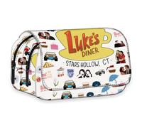 VOYANTE Gilmore Girls Pencil Case, Double Layer Pencil Case, Practical Large Capacity Teenager Pencil Case, Cute Pencil Case for School, Travel & Everyday Life, Gifts