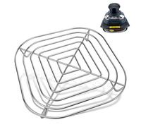 VOYANTE Square Air Fryer Rack, Square Stainless Steel Air Fryer Tray Replacement for Ninja Crispi Accessories FN101, for Grilling, Roasting Food Prep