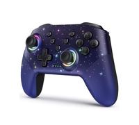 VOYEE PC Game Controller, Wireless Pro Controllers Compatible with Switch/Lite/OLED, Multi-Platform Windows PC with Cool RGB Light/Programmabele/Motion/Vibration/Turbo/Wakeup