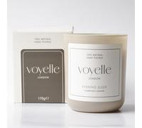 Voyelle Evening Sleep Candle - Coco-Soy Wax Candle with Lavender and Cedarwood Essential Oils - Luxury Aromatherapy Scented Sleep Candle for Better Sleep/Stress Relief - Relaxing Gift for Her