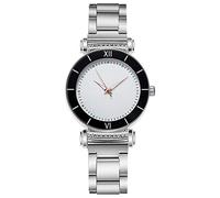 Voylansi Watches Quartz Watch Stainless Dial Casual Bracele Watch Digital Watch for Elderly (White, One Size)