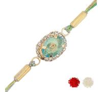VOYLLA Devotional Om Stone Rakhi For Brother|Men Rakhi|Rakhi Gift For Brother