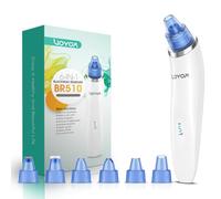VOYOR Blackhead Remover Vacuum, Electric Pore Cleaner for Men and Women | 5 Modes, 6 Heads, LCD Display, Rechargeable Blackhead Suction Tool with Microcrystalline Head, Facial Comedone Removal, BR510