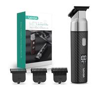 VOYOR Body Hair Trimmer for Men, Electric Mens Body Shavers Cordless, Black