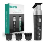 VOYOR Body Hair Trimmer for Men,Electric Razor,Versatile Groin & Body Trimmer,Waterproof and Cordless Shaver, Manscaper for Men, USB-C Charging Groomer,Ceramic Blade Razor Male Grooming HT310 (Black)