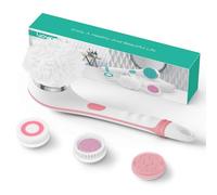 VOYOR Electric Body Brush Back Scrubber Body Exfoliator Shower Brush, Pink
