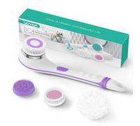 VOYOR Electric Body Brush Back Scrubber for Use in Shower, BC100 Purple