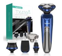 VOYOR Electric Razor for Men Wet & Dry, 3D Rotary Electric Shavers Men Blue