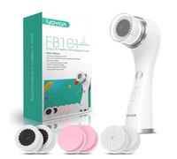 VOYOR Facial Cleansing Brush, Electric Face Brush with 6 Brush Heads FB101